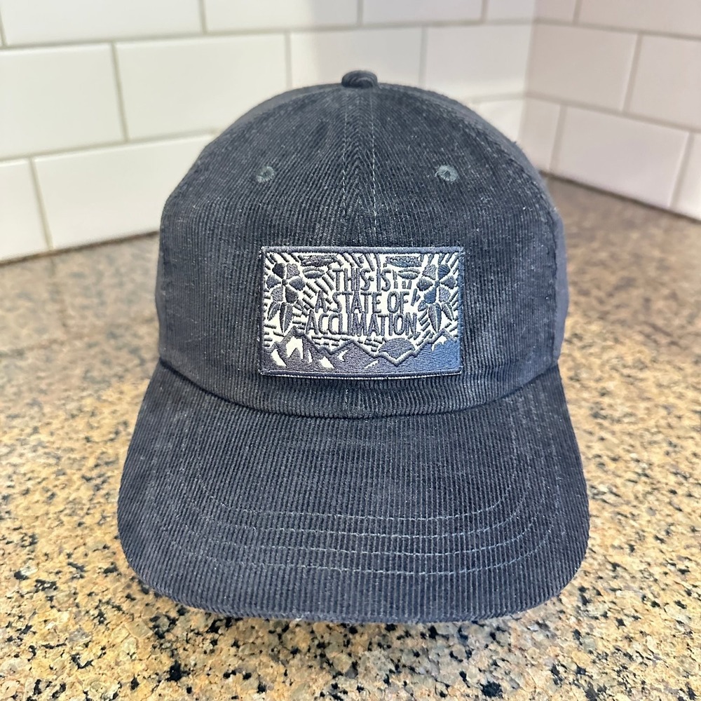 Bigaccessories Corduroy Baseball Cap Adjustable Hat Mens OS Dark Grey Cotton
